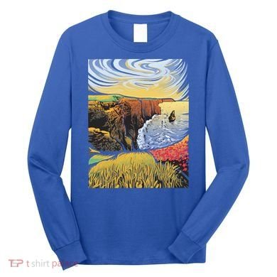 Cliffs Of Moher Landscape Nature Long Sleeve Shirt
