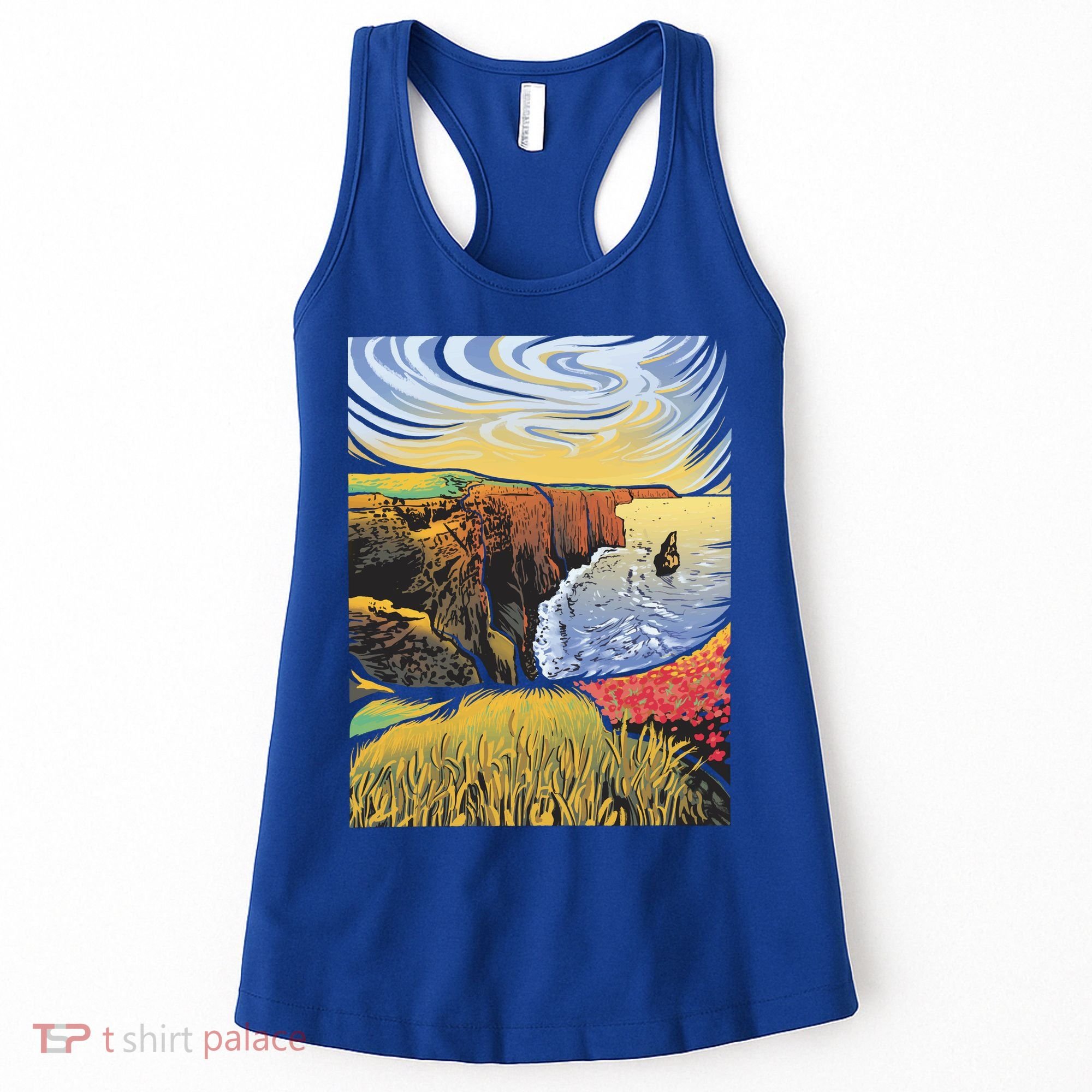 Cliffs Of Moher Landscape Nature Women's Tank Top