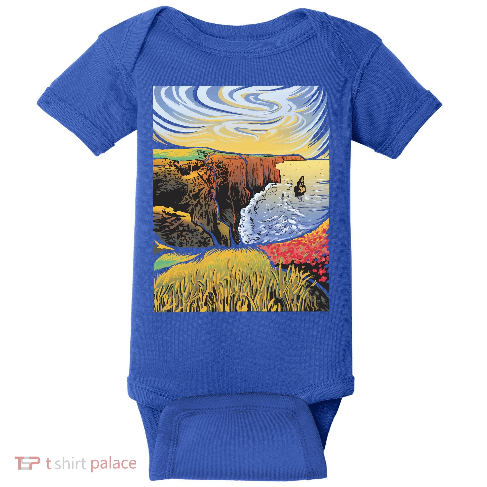 Cliffs Of Moher Landscape Nature Baby Bodysuit