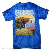 Cliffs Of Moher Landscape Nature Tie-Dye T-Shirt thumb 0