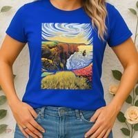 Cliffs Of Moher Landscape Nature Women's T-Shirt thumb 2