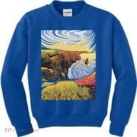 Cliffs Of Moher Landscape Nature Kids Sweatshirt thumb 0