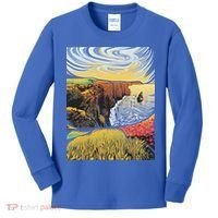 Cliffs Of Moher Landscape Nature Kids Long Sleeve Shirt thumb 0