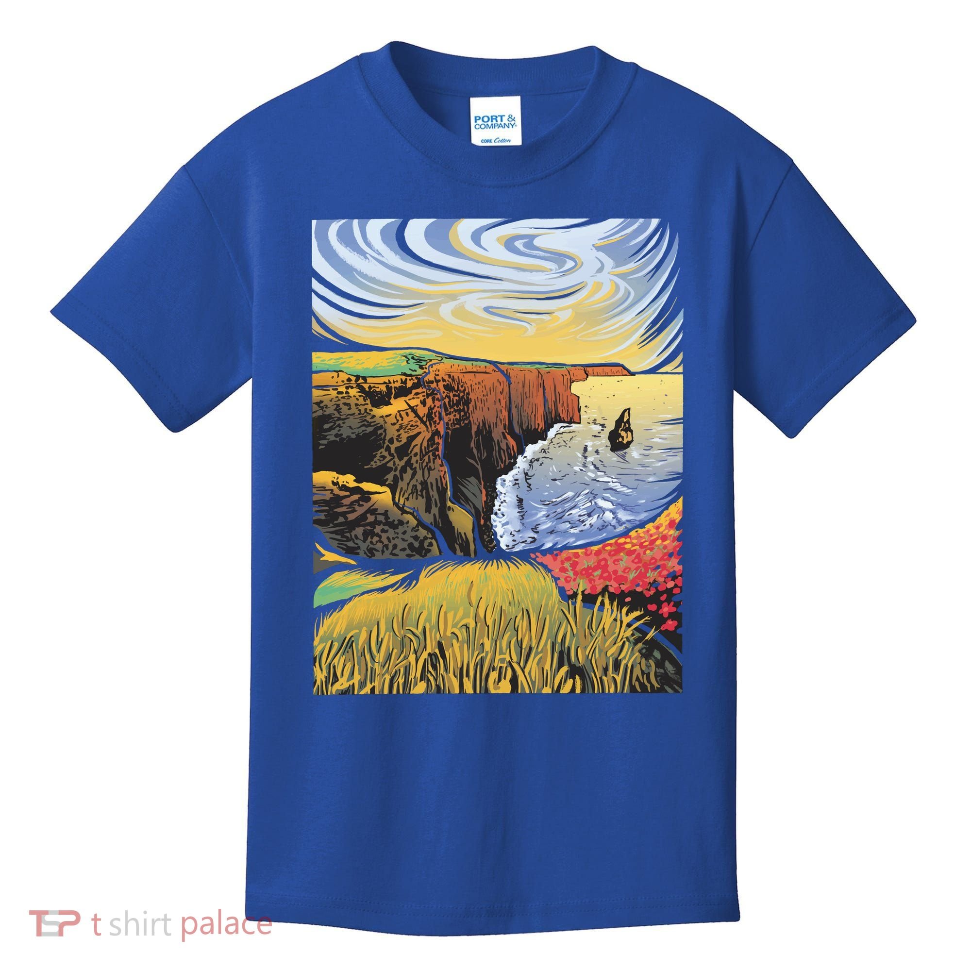 Cliffs Of Moher Landscape Nature Kids T-Shirt