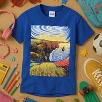 Cliffs Of Moher Landscape Nature Kids T-Shirt thumb 3