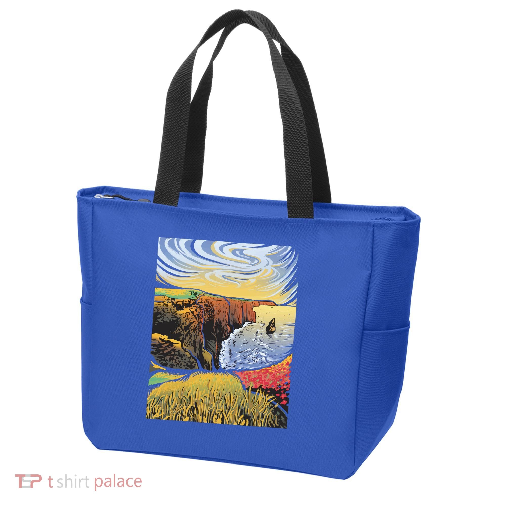 Cliffs Of Moher Landscape Nature Tote Bag
