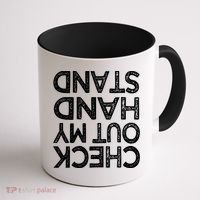 Check Out My Handstand Funny Gymnastics Gift Boys Girls TShirt Coffee Mug thumb 1