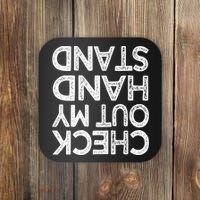 Check Out My Handstand Funny Gymnastics Gift Boys Girls TShirt Coaster thumb 0