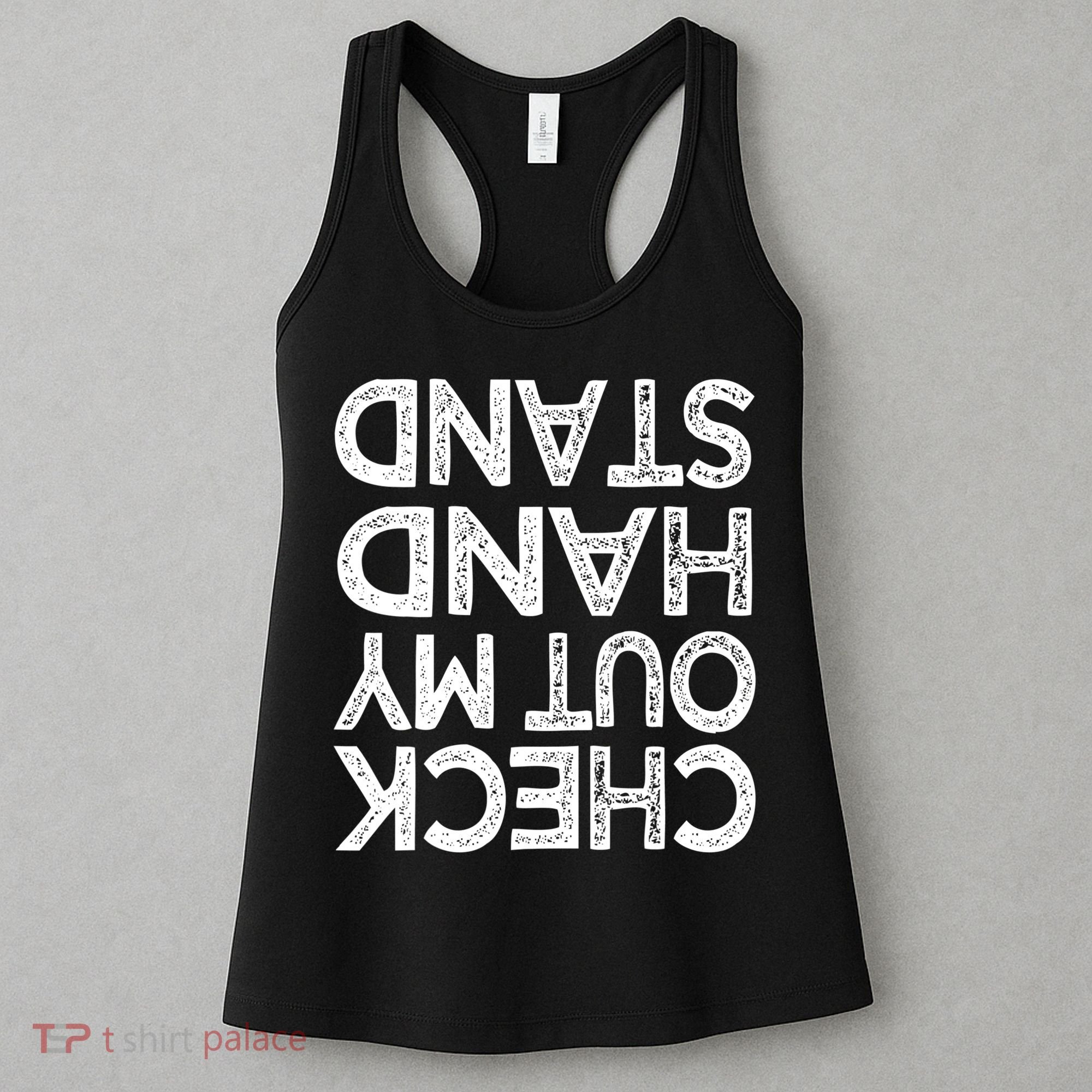 Check Out My Handstand Funny Gymnastics Gift Boys Girls TShirt Women's Tank Top