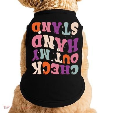 Check Out My Handstand Funny Gymnastics Doggie Tank