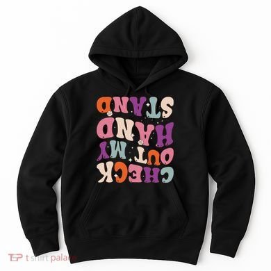 Check Out My Handstand Funny Gymnastics Hoodie