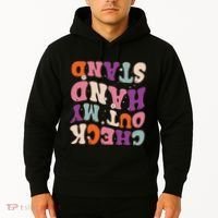 Check Out My Handstand Funny Gymnastics Hoodie thumb 2