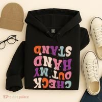 Check Out My Handstand Funny Gymnastics Hoodie thumb 4