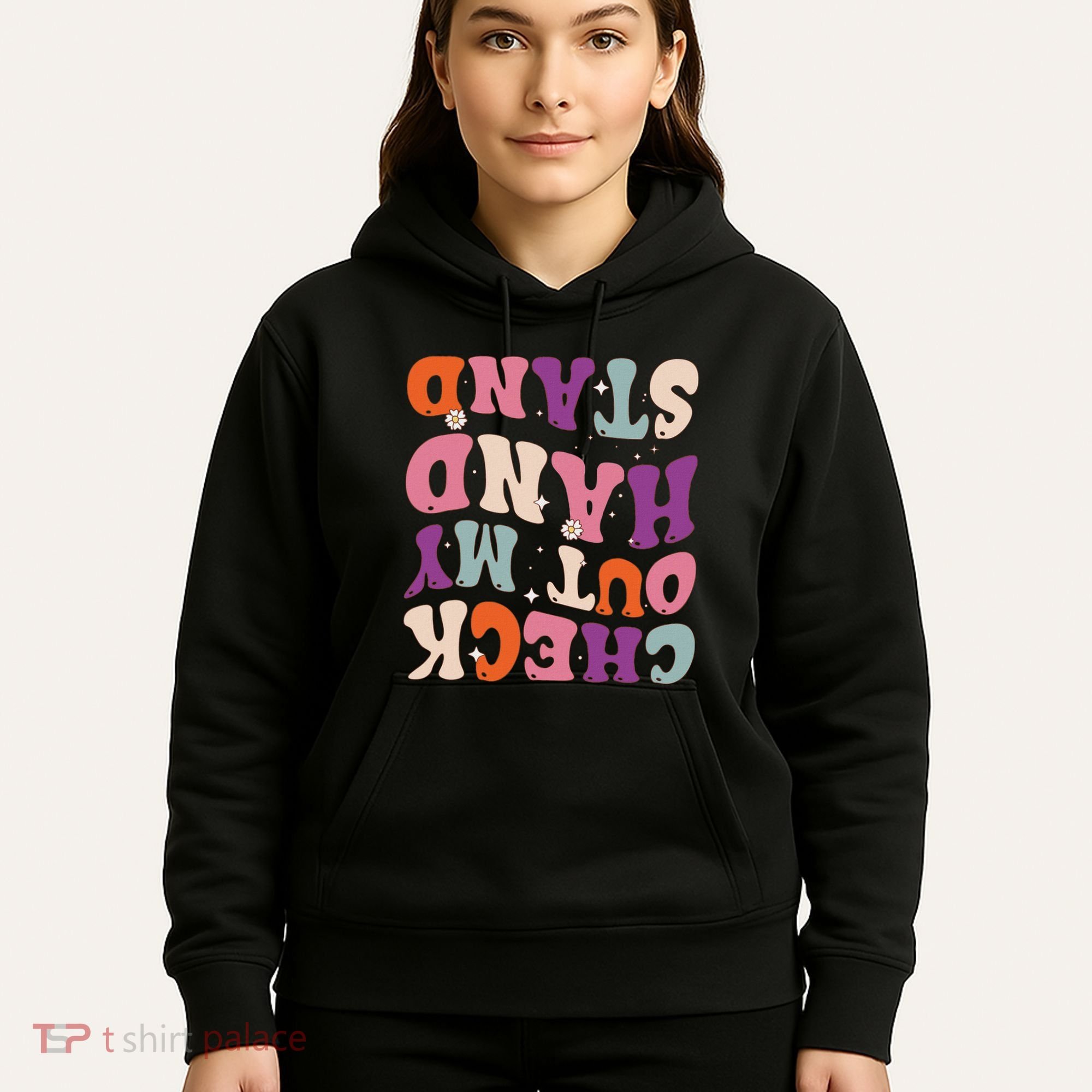 Check Out My Handstand Funny Gymnastics Hoodie