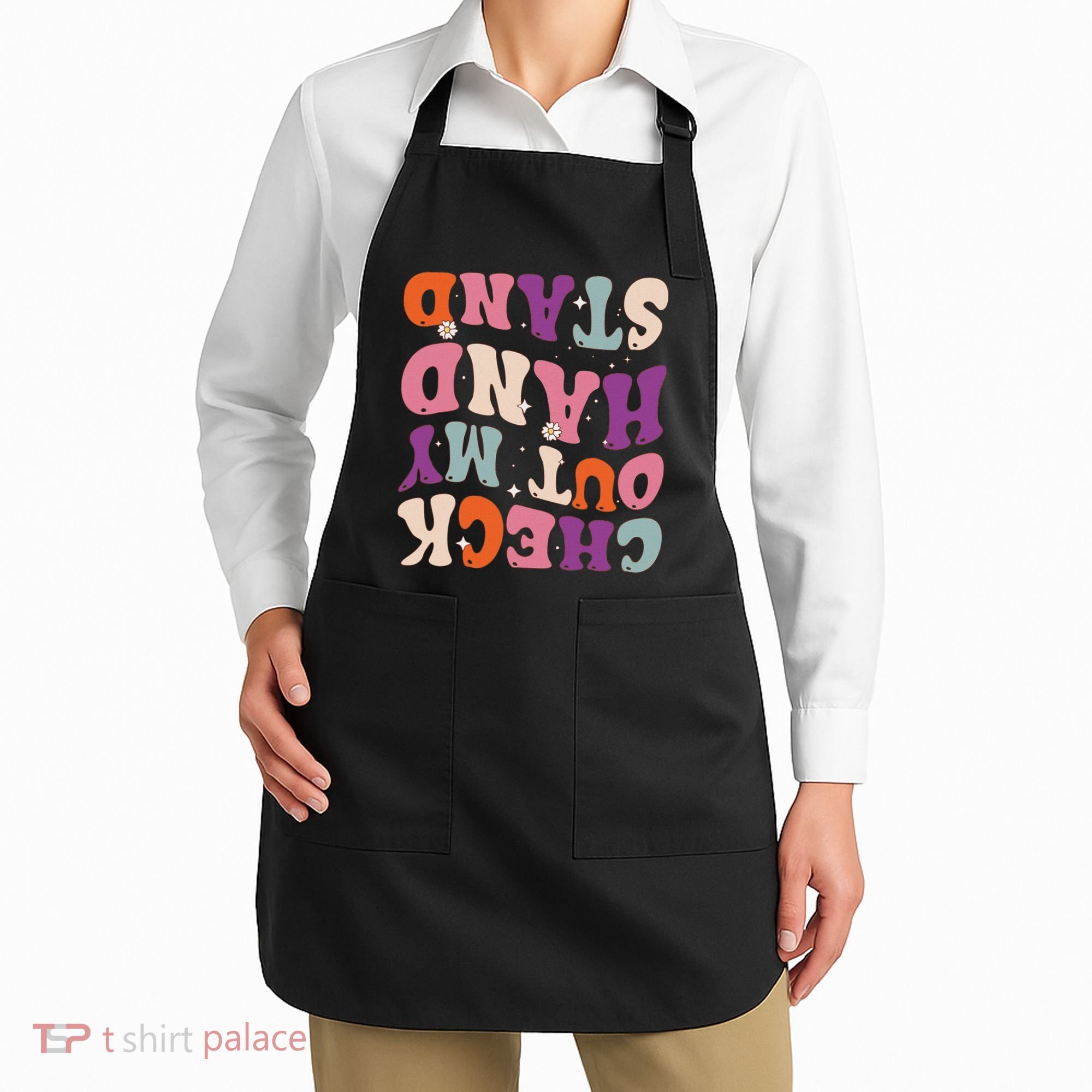 Check Out My Handstand Funny Gymnastics Apron