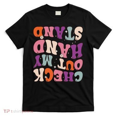 Check Out My Handstand Funny Gymnastics T-Shirt