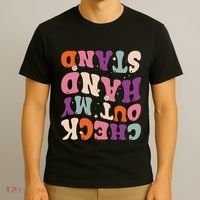 Check Out My Handstand Funny Gymnastics T-Shirt thumb 3