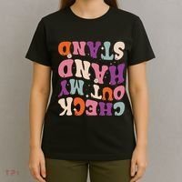 Check Out My Handstand Funny Gymnastics T-Shirt thumb 4