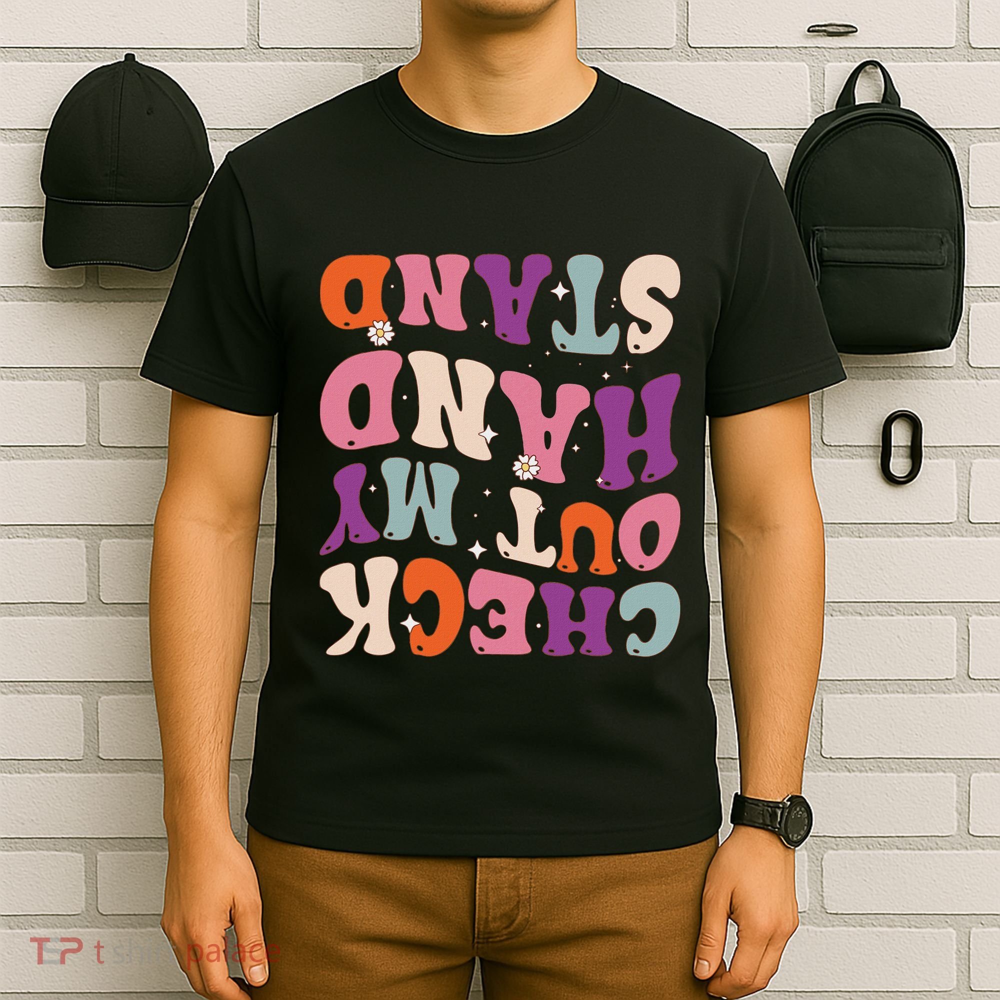 Check Out My Handstand Funny Gymnastics T-Shirt