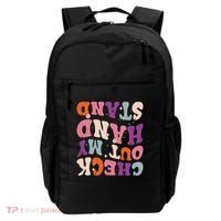 Check Out My Handstand Funny Gymnastics Backpack thumb 0