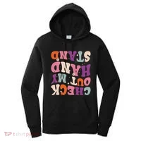 Check Out My Handstand Funny Gymnastics Women's Hoodie thumb 0