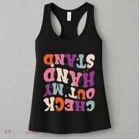 Check Out My Handstand Funny Gymnastics Women's Tank Top thumb 3