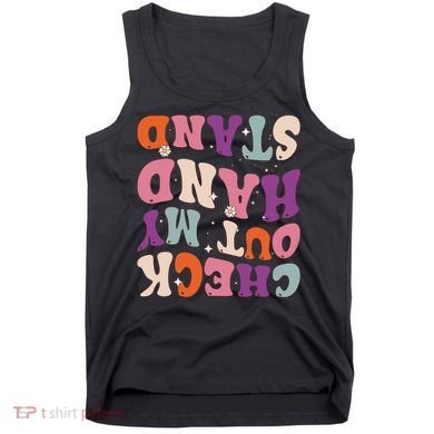 Check Out My Handstand Funny Gymnastics Tank Top