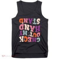 Check Out My Handstand Funny Gymnastics Tank Top thumb 0