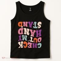 Check Out My Handstand Funny Gymnastics Tank Top thumb 2