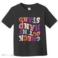 Check Out My Handstand Funny Gymnastics Toddler T-Shirt thumb 0