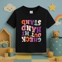 Check Out My Handstand Funny Gymnastics Toddler T-Shirt thumb 3