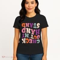 Check Out My Handstand Funny Gymnastics Women's T-Shirt thumb 4
