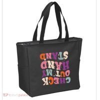 Check Out My Handstand Funny Gymnastics Tote Bag thumb 2