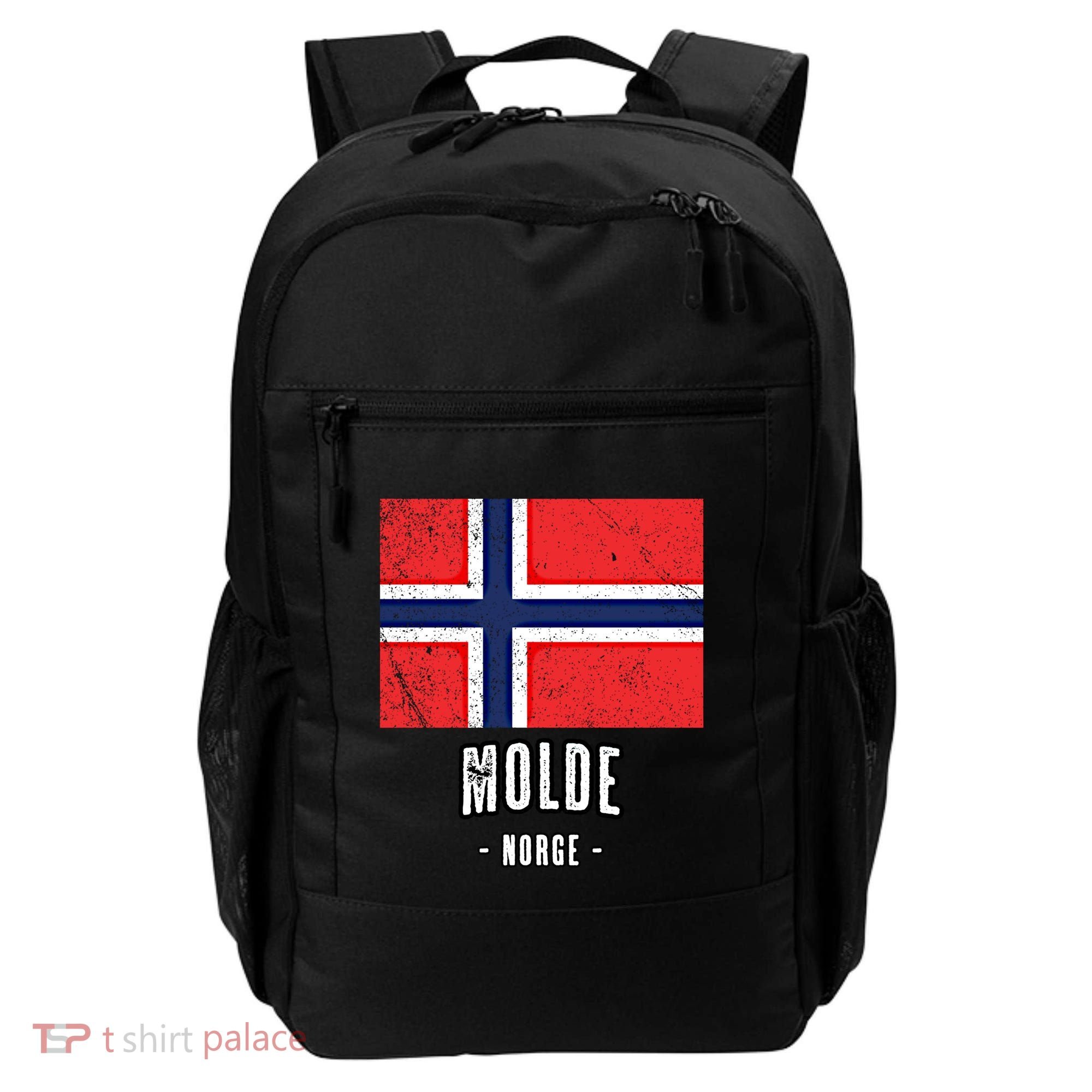 City Of Molde Gift Norway No Norwegian Flag Merch Gift Graphic Gift Backpack