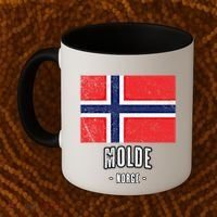 City Of Molde Gift Norway No Norwegian Flag Merch Gift Graphic Gift Coffee Mug thumb 2