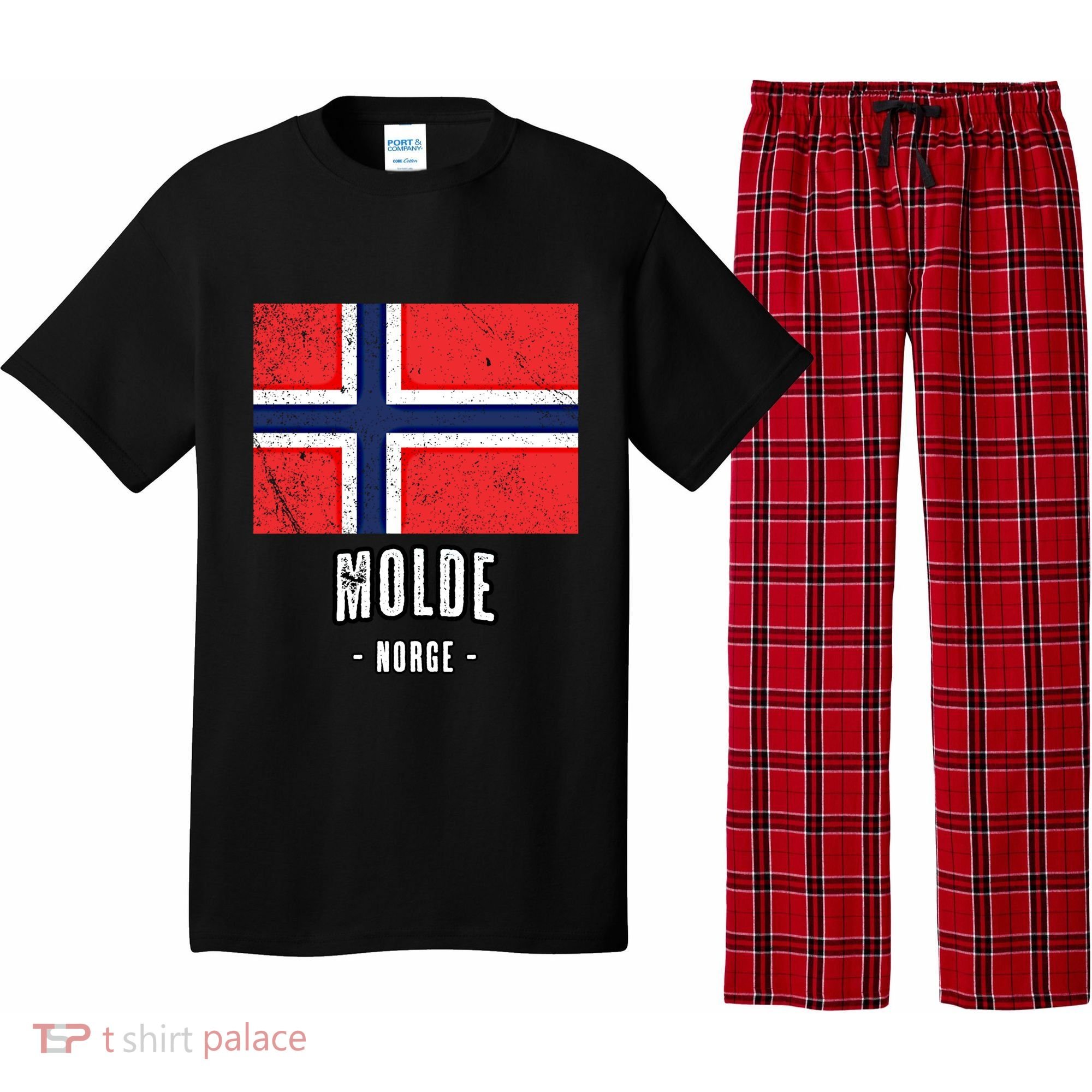 City Of Molde Gift Norway No Norwegian Flag Merch Gift Graphic Gift Pajama Set