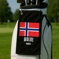 City Of Molde Gift Norway No Norwegian Flag Merch Gift Graphic Gift Golf Towel thumb 2
