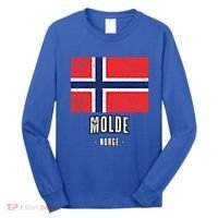 City Of Molde Gift Norway No Norwegian Flag Merch Gift Graphic Gift Long Sleeve Shirt thumb 0