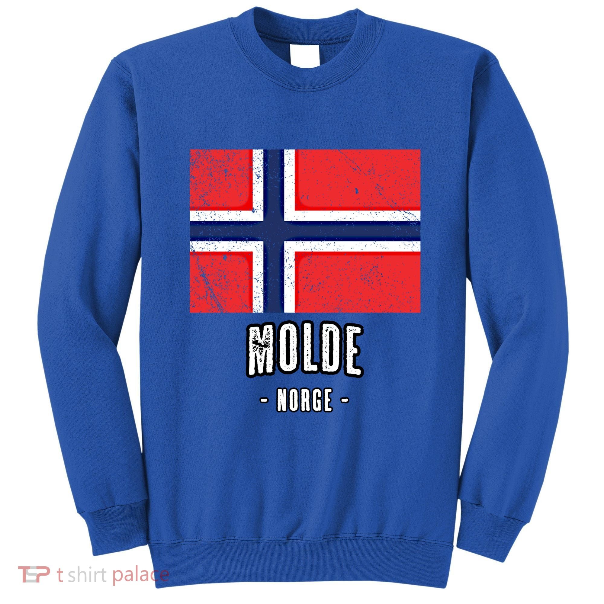 City Of Molde Gift Norway No Norwegian Flag Merch Gift Graphic Gift Sweatshirt