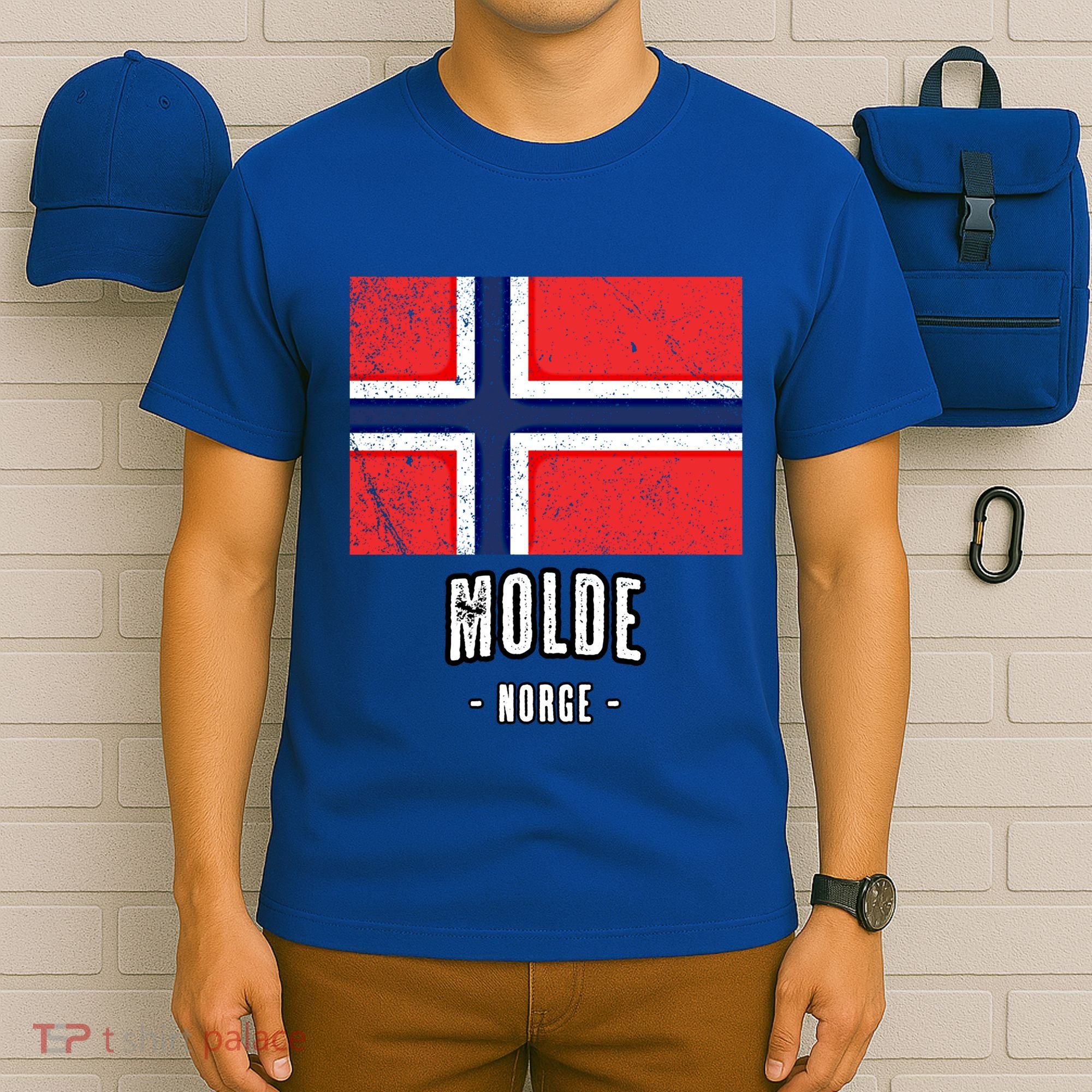 City Of Molde Gift Norway No Norwegian Flag Merch Gift Graphic Gift T-Shirt