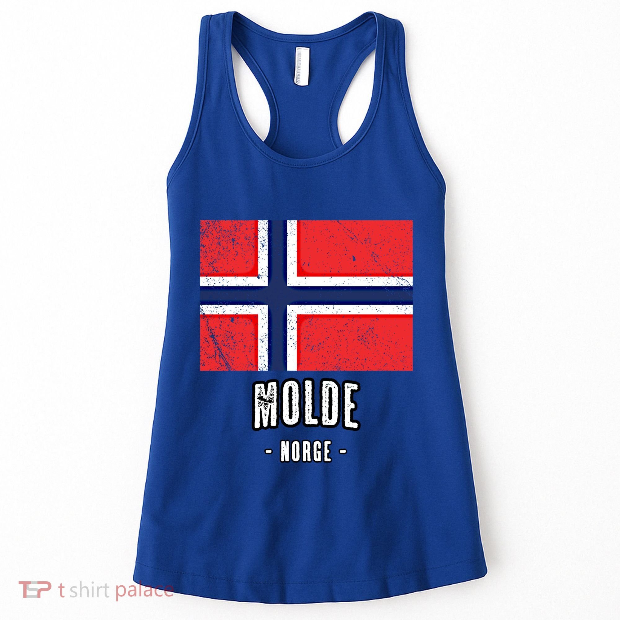 City Of Molde Gift Norway No Norwegian Flag Merch Gift Graphic Gift Women's Tank Top