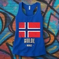 City Of Molde Gift Norway No Norwegian Flag Merch Gift Graphic Gift Women's Tank Top thumb 3
