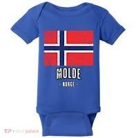 City Of Molde Gift Norway No Norwegian Flag Merch Gift Graphic Gift Baby Bodysuit thumb 0