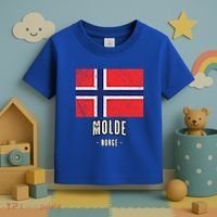 City Of Molde Gift Norway No Norwegian Flag Merch Gift Graphic Gift Toddler T-Shirt thumb 3