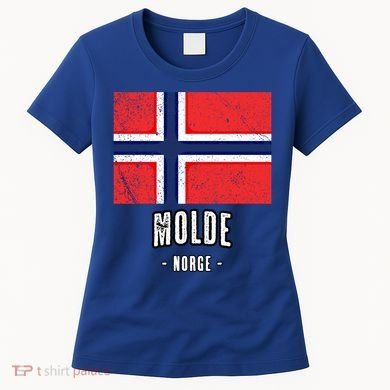 City Of Molde Gift Norway No Norwegian Flag Merch Gift Graphic Gift Women's T-Shirt