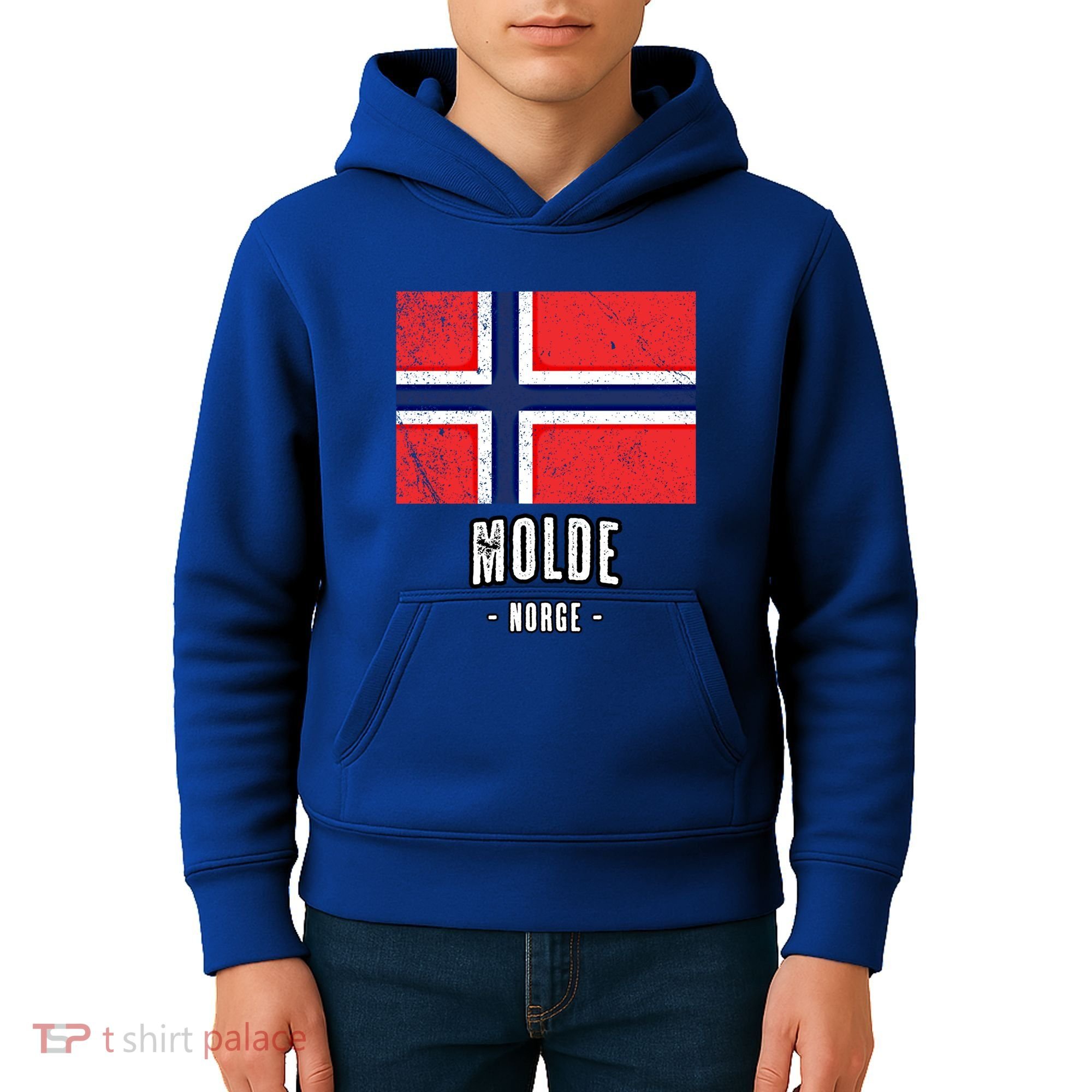 City Of Molde Gift Norway No Norwegian Flag Merch Gift Graphic Gift Kids Hoodie