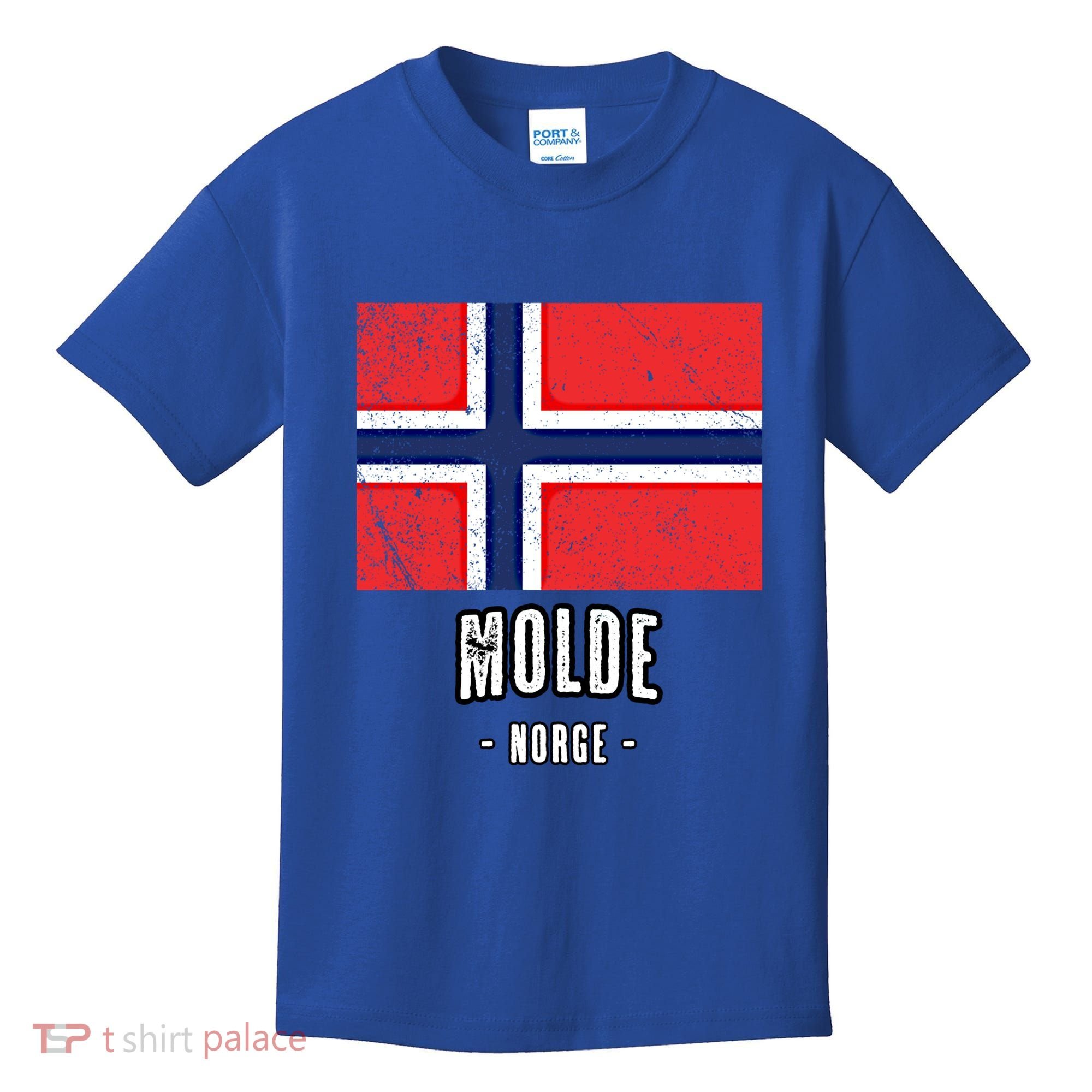 City Of Molde Gift Norway No Norwegian Flag Merch Gift Graphic Gift Kids T-Shirt