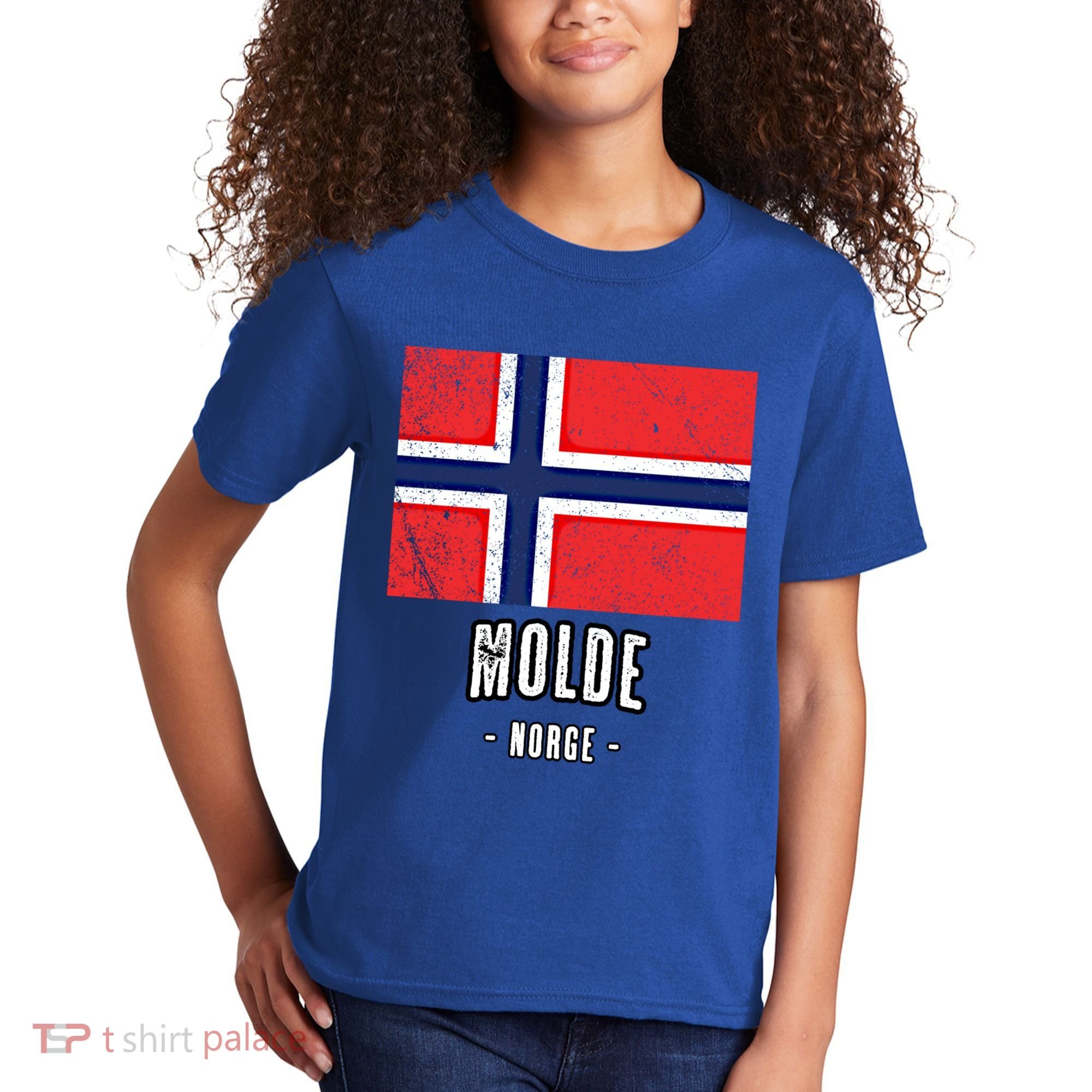 City Of Molde Gift Norway No Norwegian Flag Merch Gift Graphic Gift Kids T-Shirt