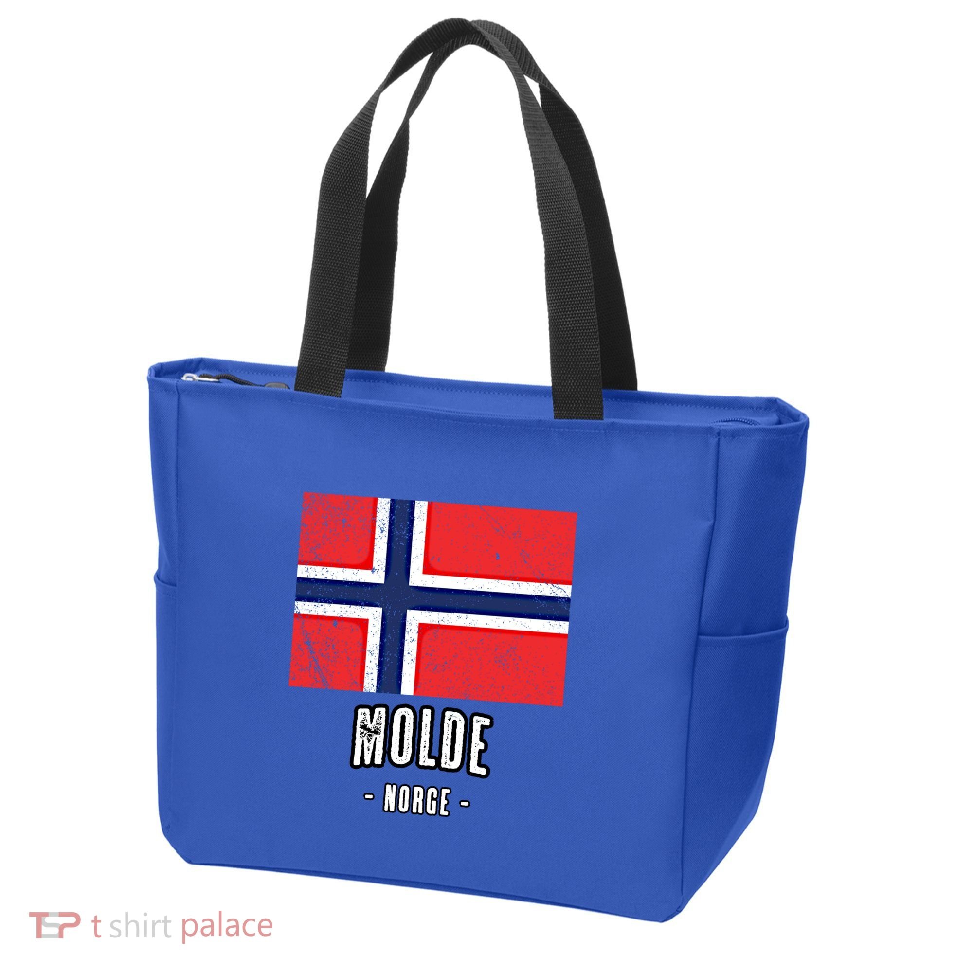City Of Molde Gift Norway No Norwegian Flag Merch Gift Graphic Gift Tote Bag