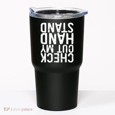 Check Out My Handstand Funny Gymnastics Tumbler